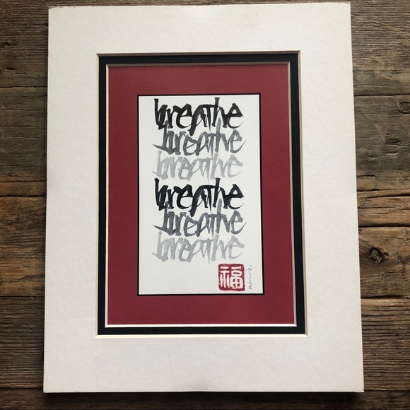 Exhale & Breathe Prints With Double Mats 8x10 - Picture 11 of 15